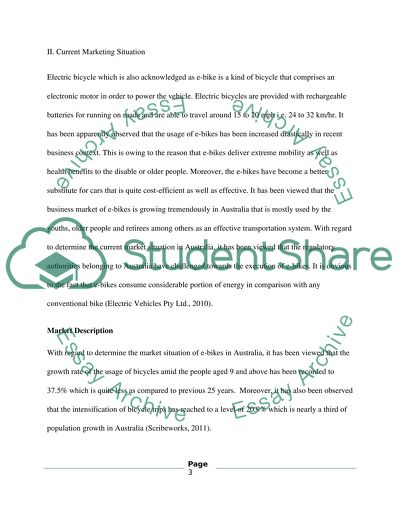 Electric Bicycle Market Description