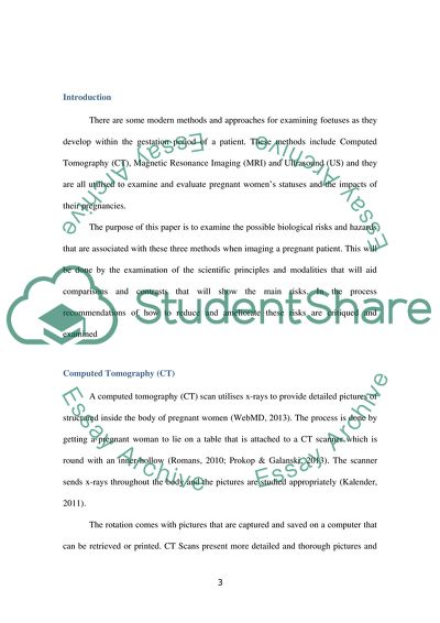 Magnetic Resonance Imaging and Ultrasound Scans