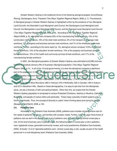 Palliative Nursing and Spirituality