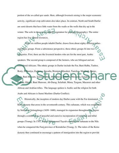 Internecine Conflict as Modus Operandi for the Sudanese