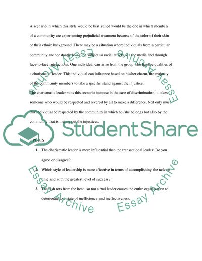 Discussion Questions