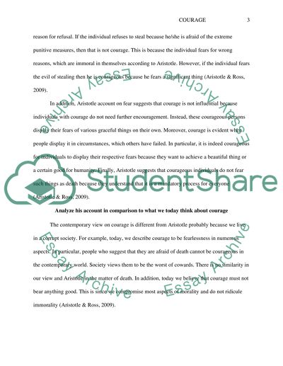 Contemporary Interpretation of Courage