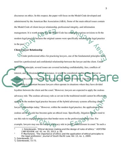 Commercial Awareness and Professional Ethics