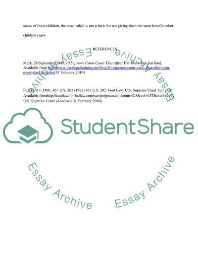 Court Cases That Impacts the Opportunity in Education