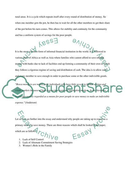 Tempting Individual to Join a Roscas