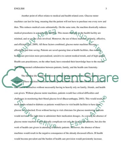 Glucose Meter Machine
