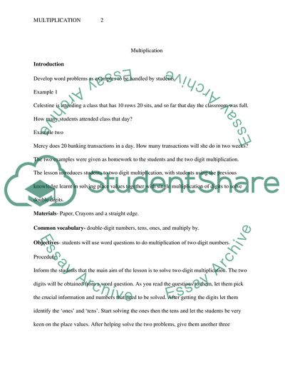 Fieldwork observation report