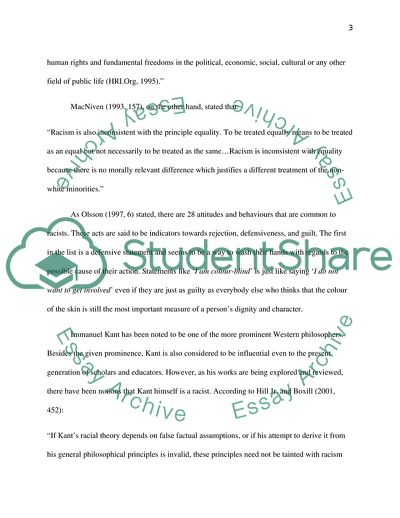 What Is Wrong with Racism