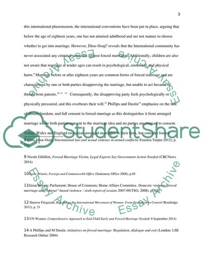 Available Legal Options for Use in the Fight against Forced Marriages in the UK