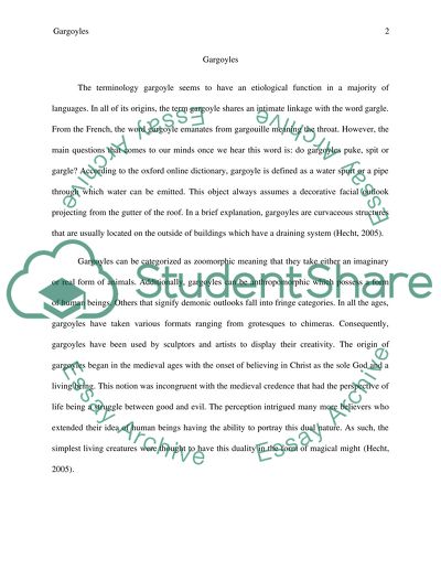 The Terminology: Gargoyle