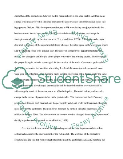 Retail Industry in Last Ten Years