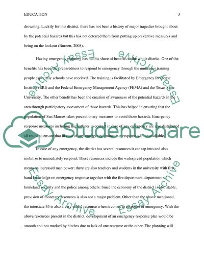 Intro to education in emergency