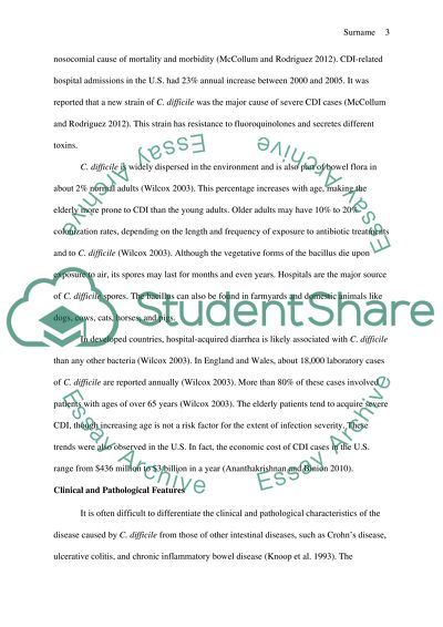 Clostridium Difficile