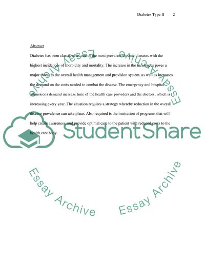 Role of Telehealth in Diabetes Type II