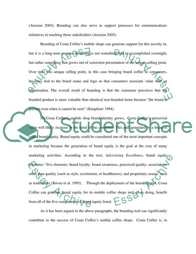 Costa Coffee Branding