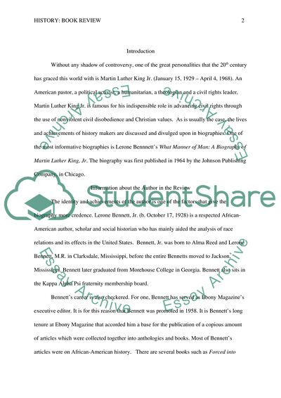 Biography of Martin Luther King, Jr