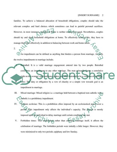 Perspectives on Marriage