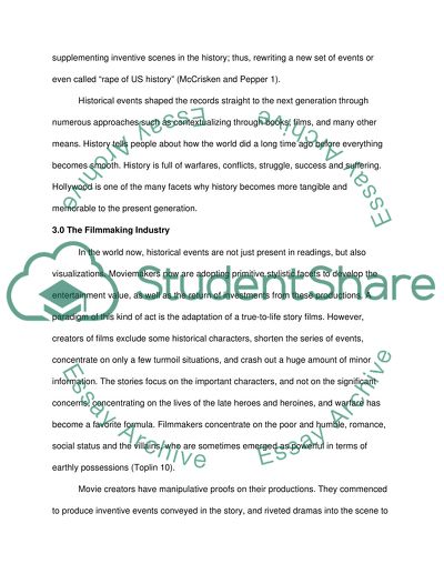 History Vs. Hollywood