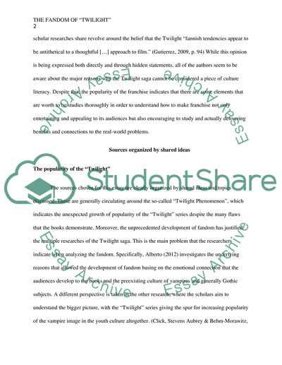 The Fandom of Twilight