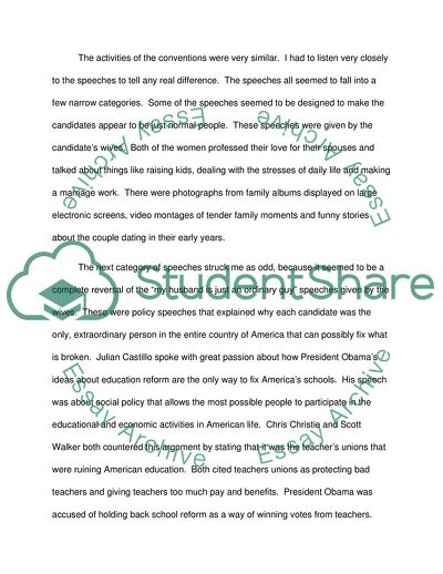 Democratic and Republican National Convention