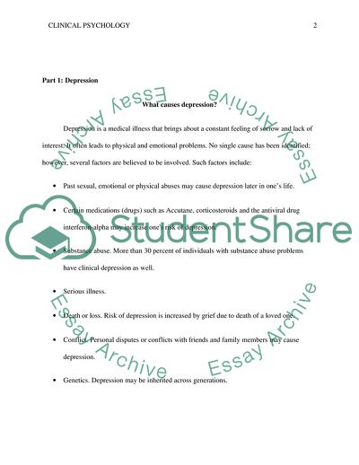 Clinical Trials Psychology