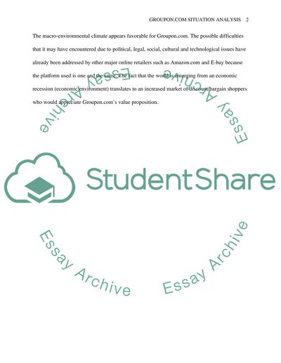 Groupon.com Situation Analysis