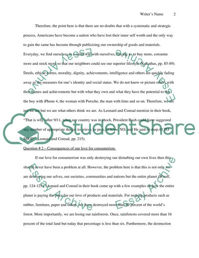 Should we shop until we drop