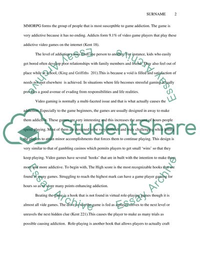 Video game addiction