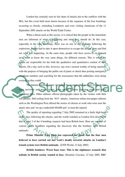 Analysis of Media Relations