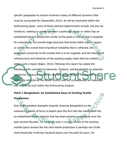 Global Issues for Accounting: Banglades Textile Production