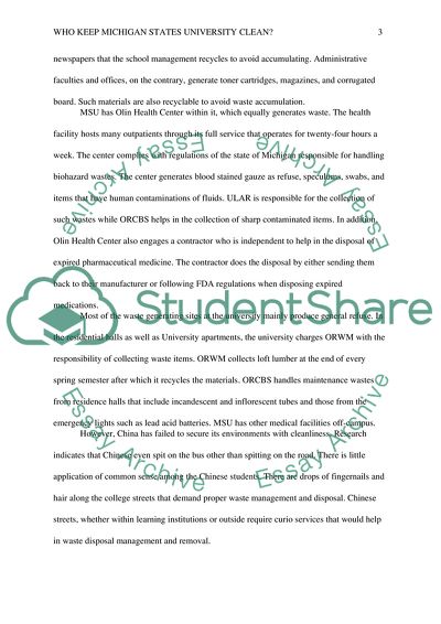 Who Keeps Michigan State University Clean