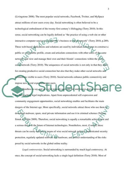 Security of Social Networks