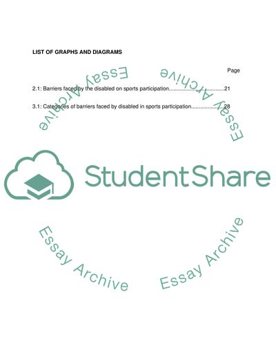 Barriers in Sports Participation Faced by Young People with Disabilities