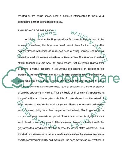 Management Strategies Used in the Nigerian Banking Subsector