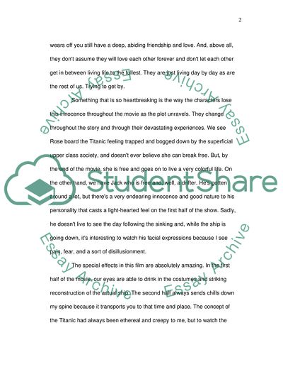 Media Literacy: Titanic