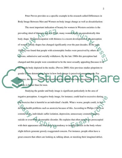 Gender and Body Image