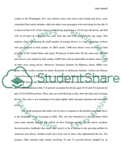 Keeping the Roads Safe for Teenagers