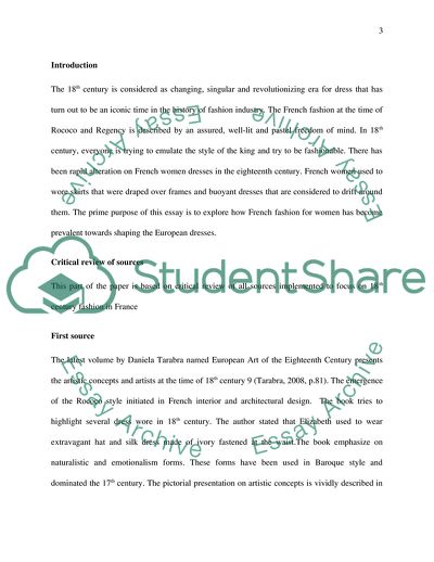 18th Century Dress for Women in France