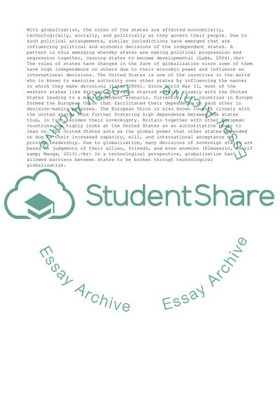 The Purpose of the International Politics