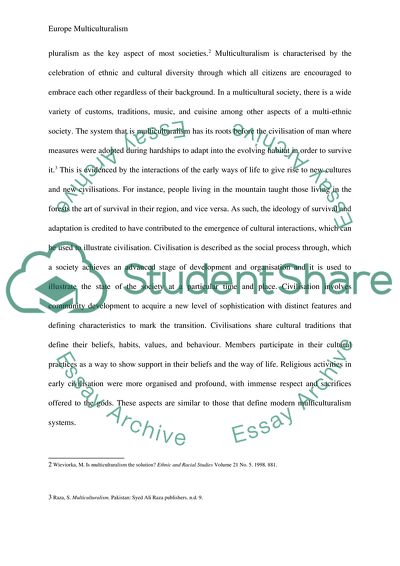 Individualism in Cultural Orientation: Multicultural Integration