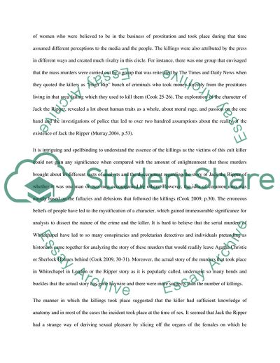 The Shadowy Figure of Jack the Ripper: the Most Monstrous Events in the History of London