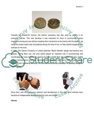 History of the Hand and Wrist Fashion Accessories