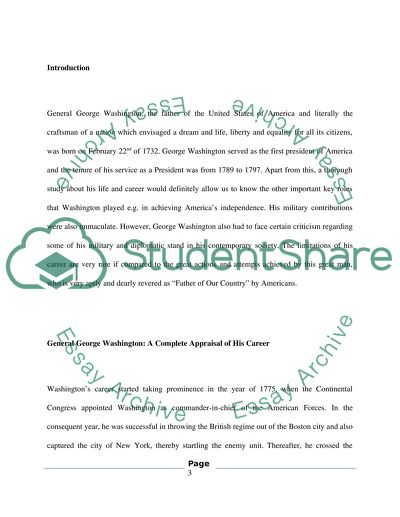 General George Washington