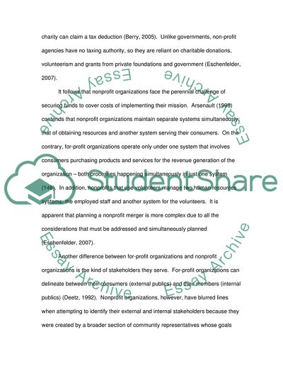 Non Profit Organizations Inter Agency Collaboration