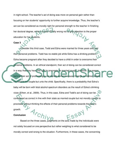 What Is Morally Correct and Wrong