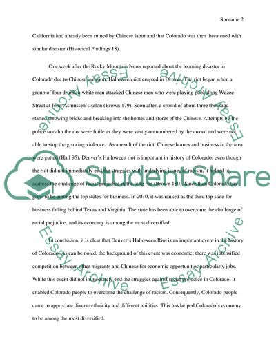 Denvers Halloween riot( Colorado History the centennial state )