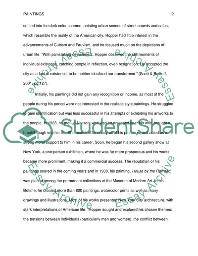 Edward Hoppers paintings