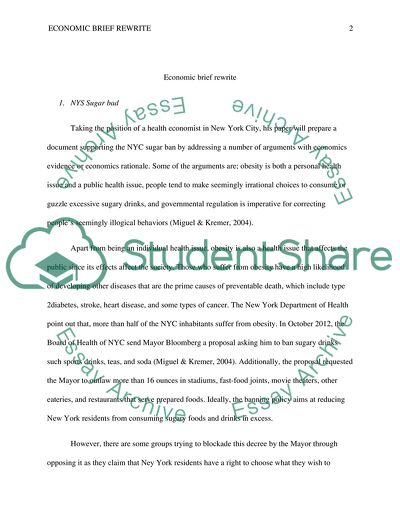 Economic Brief Rewrite