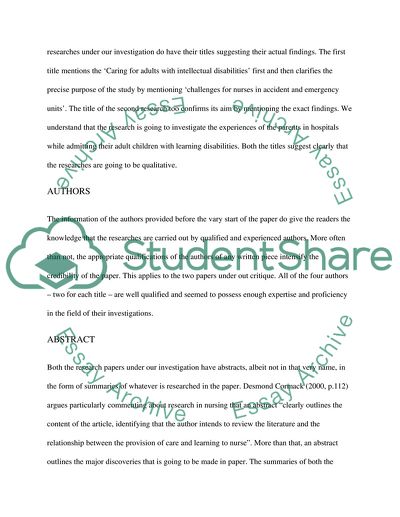 The Research Process in Nursing