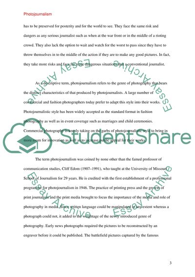 The Characteristics That Mark Photojournalism from Conventional Photography